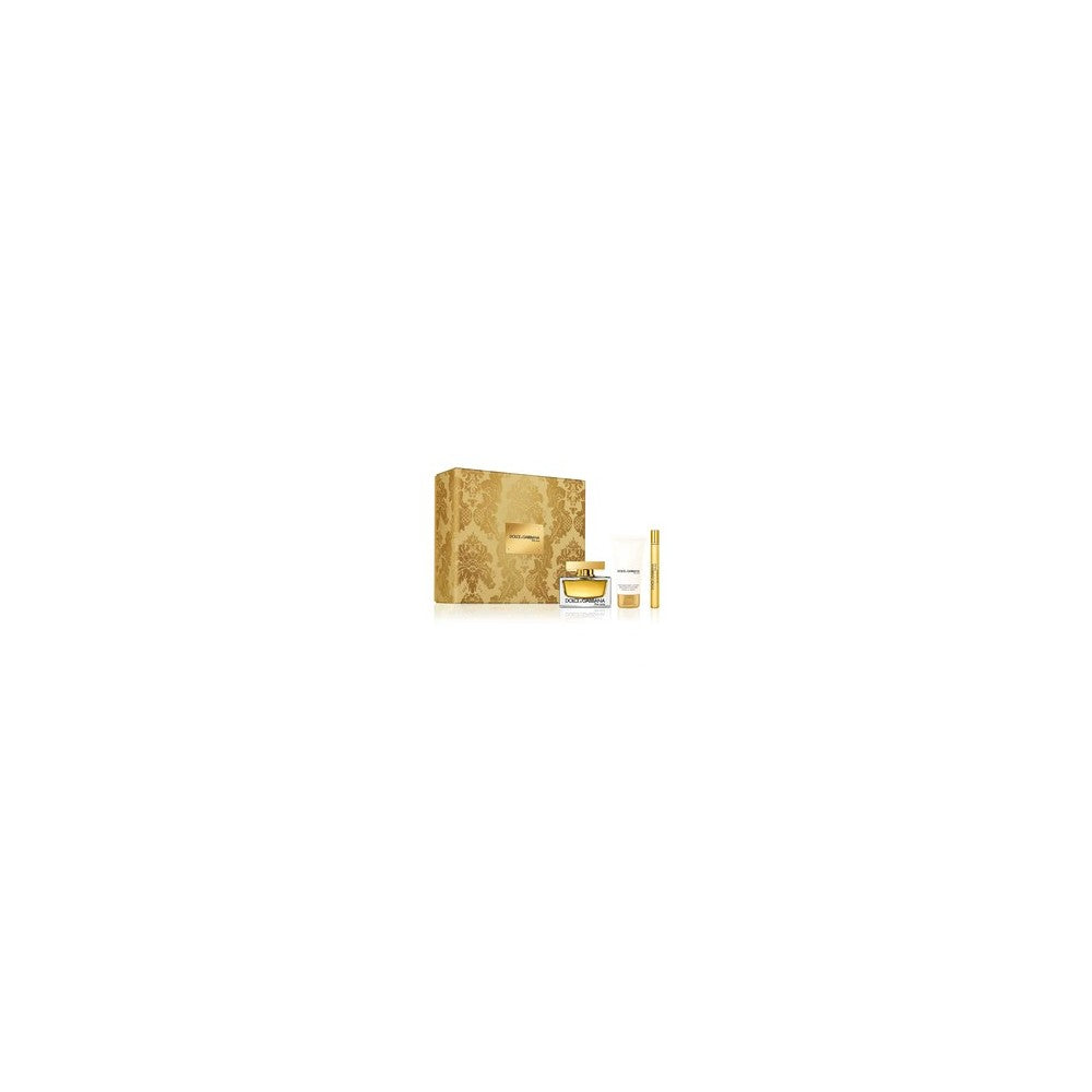Dolce gabbana The One setti eau de parfum 75 ml, vartalovoide 50 ml ja miniatyyri eau de parfum 10 ml - 75 ml 
