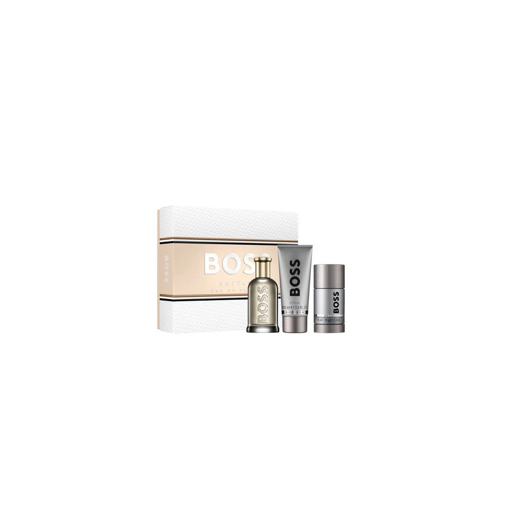 Hugo boss 보스 보틀드 오 드 퍼퓸 세트 오 드 퍼퓸 100ml, 샤워 젤 100ml, 데오도란트 75g - 100ml 