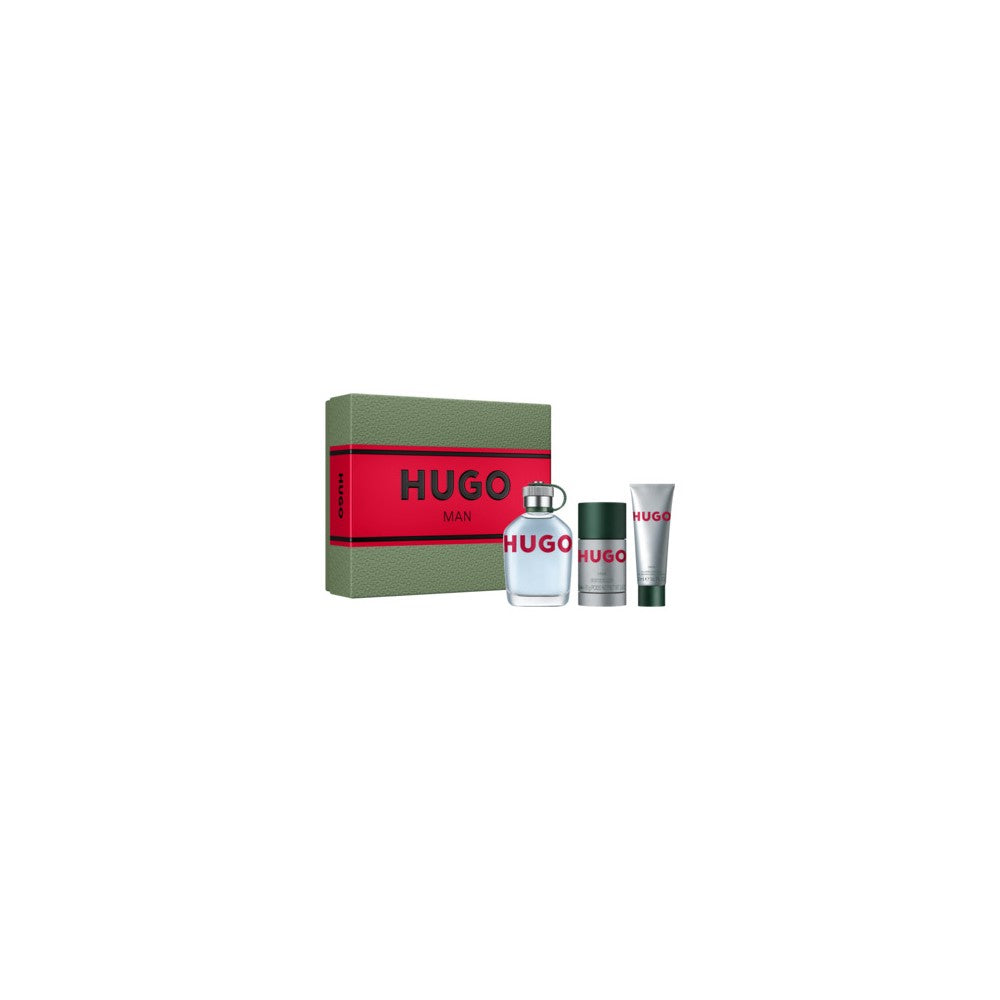 Hugo boss 휴고 오드뚜왈렛 125ml, 휴고 샤워젤 50ml, 휴고 데오스틱 75ml 선물 세트 - 125ml 