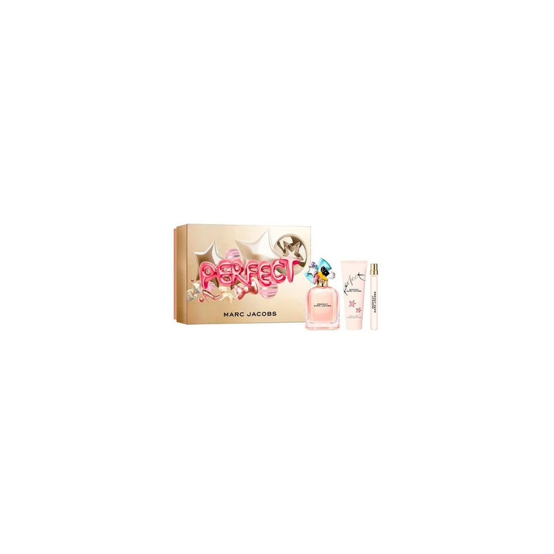 Marc jacobs Conjunto de presente perfeito eau de parfum 100 ml, eau de parfum miniatura 10 ml e loção corporal 75 ml - 100 ml 