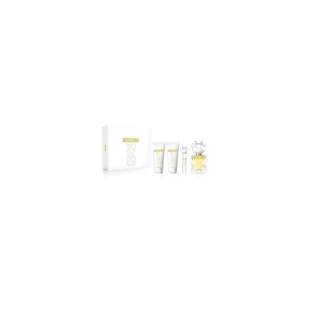 Moschino トイ 2 ギフトセット オードパルファム 100ml、ミニチュアオードパルファム 10ml、ボディローション 100ml、シャワージェル 100ml - 100ml 