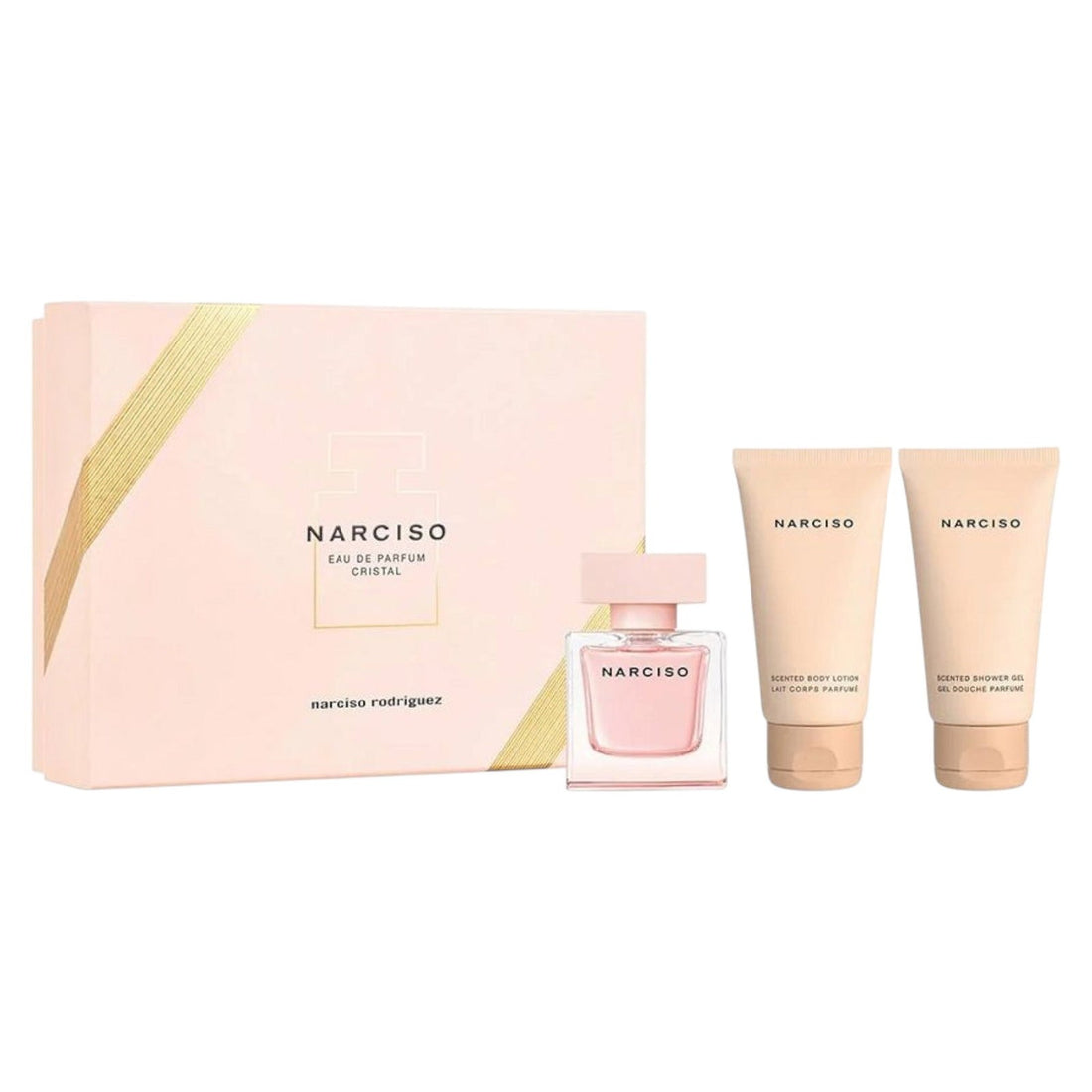 Narciso rodriguez Narciso Eau de Parfum Cristal Coffret cadeau eau de parfum 50 ml, lotion pour le corps 50 ml et gel douche 50 ml - 50ml 