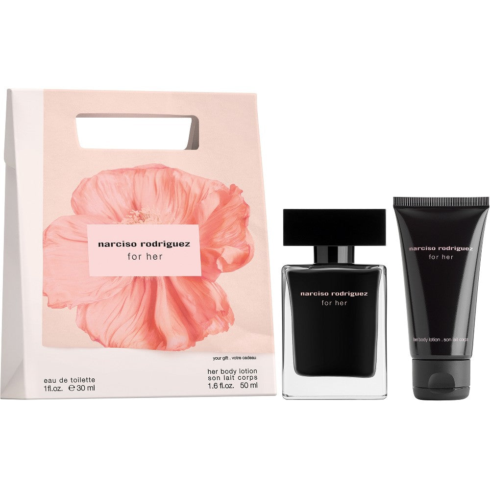 Narciso rodriguez Narciso Rodriguez for Her Sæt Eau de Toilette 30 ml og bodylotion 50 ml - 30 ml 