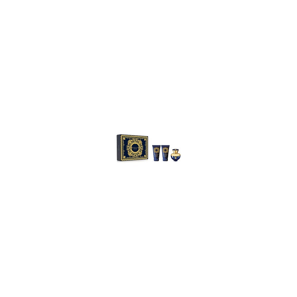 Versace Dylan Blue pour Femme SET eau de parfum 50 ml + lotion pour le corps 50 ml + gel douche 50 ml pour femme 