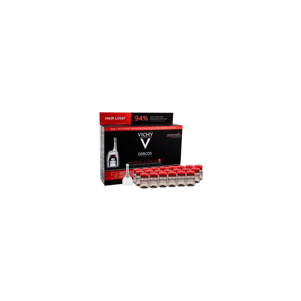 Vichy Dercos Aminexil Clinical 5 Trattamento Anticaduta Uomo 21 pezzi