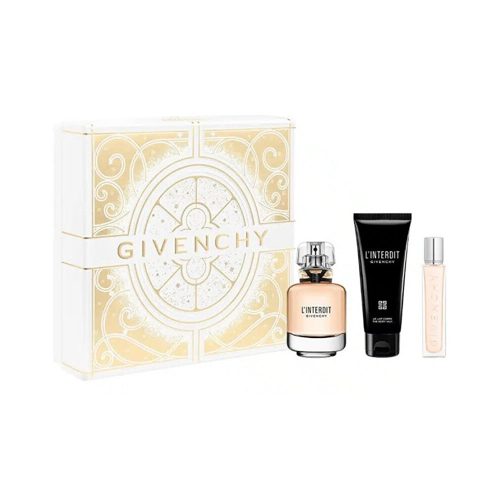 Givenchy Σετ Δώρου L`interdit Eau De Parfum 50ml με Λοσιόν Σώματος 75ml και Σπρέι Ταξιδιού 12.5ml 