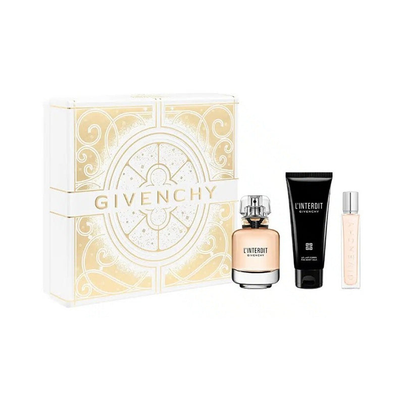 Givenchy Σετ Δώρου L`interdit Eau De Parfum 50ml με Λοσιόν Σώματος 75ml και Σπρέι Ταξιδιού 12.5ml 