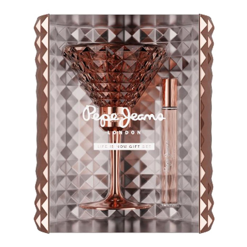 Pepe jeans Geschenkset Pepe Jeans For Her Eau De Parfum Spray 80 Ml + Edp 10 Ml 