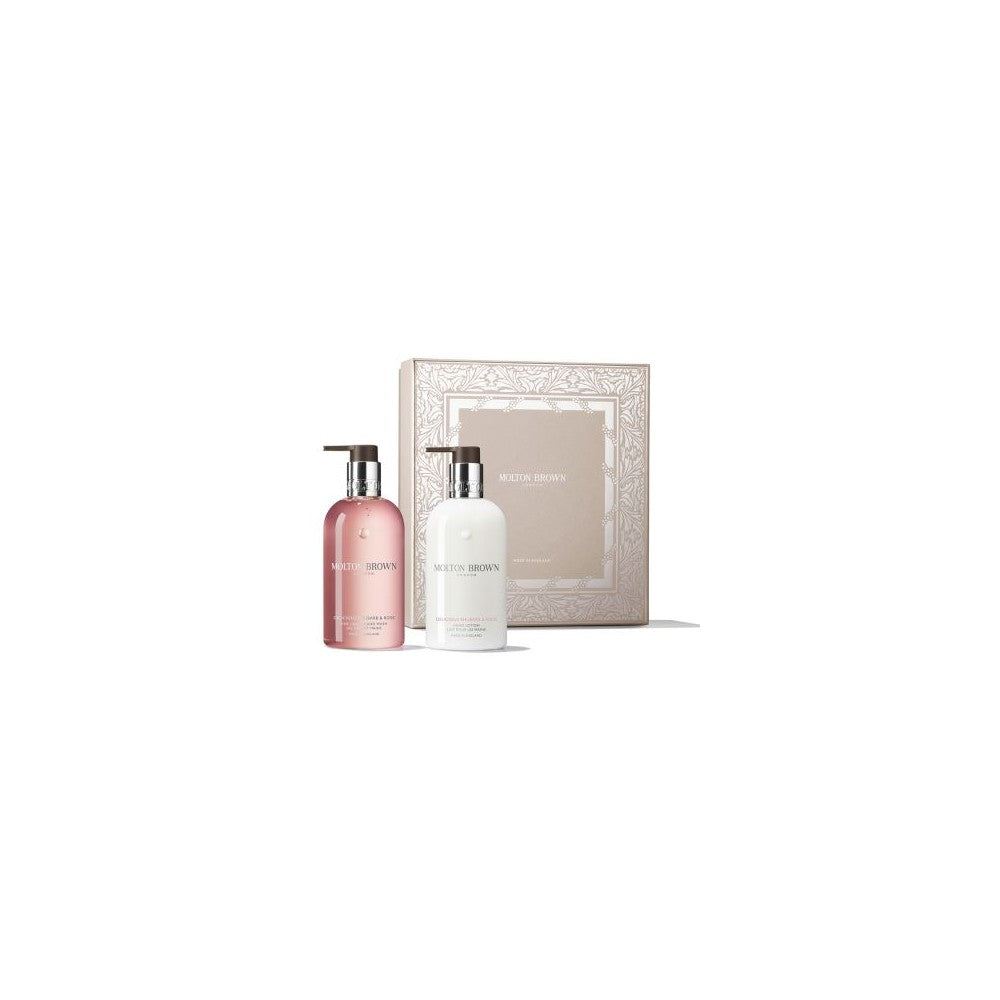 Molton brown Duo de mains Délicieux Rhubarbe &amp; Rose 2 x 300 ml 