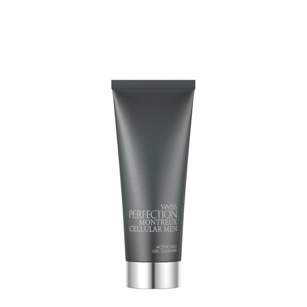 Swiss perfection Men Active gel rengöringsgel för ansiktet 