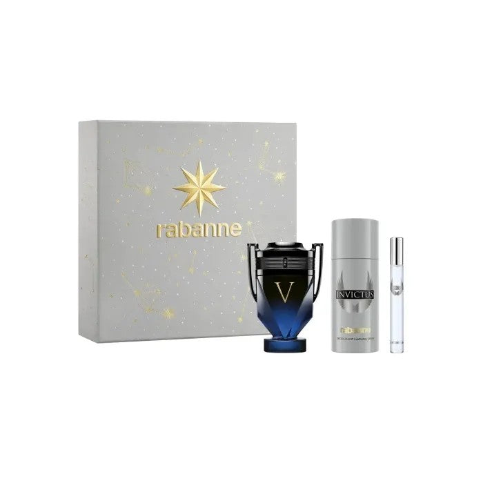 Rabanne Invictus Victory Elixir Eau De Perfume Spray 100ml Sæt 3 stk 