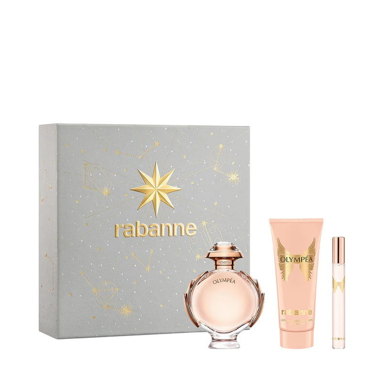 Rabanne Olympéa Eau de Parfum Spray 80ml Set de 3 Bucăți 