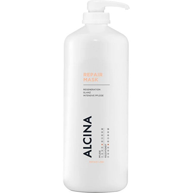Alcina Maschera uudistava kuivalle ja vaurioituneelle hiukselle (Repair Mask) - Tilavuus: 1250 ml 