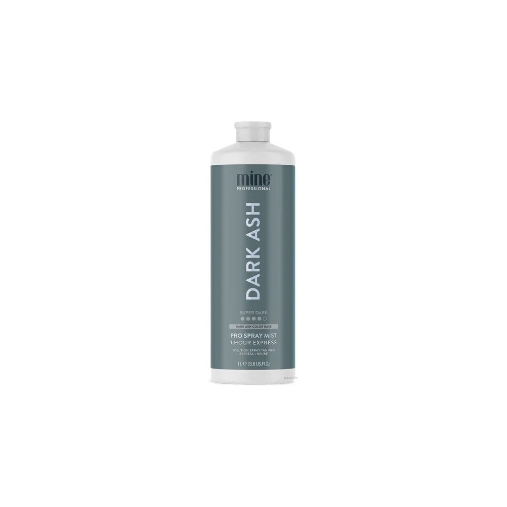 Minetan Líquido autobronzeador para um bronzeado ultra escuro Dark Ash (Pro Spray Mist) 1000 ml 