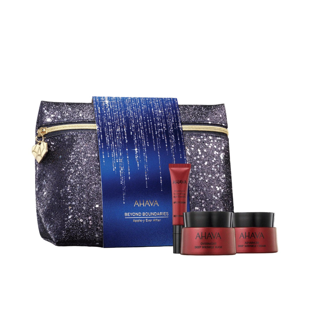 Набор Ahava Ahava Apple-y Ever After: AOS Advanced Deep Wrinkle 50 ml + Apple Of Sodom от 50 ml + AOS Advanced Deep Wrinkle 15 ml + beauty 