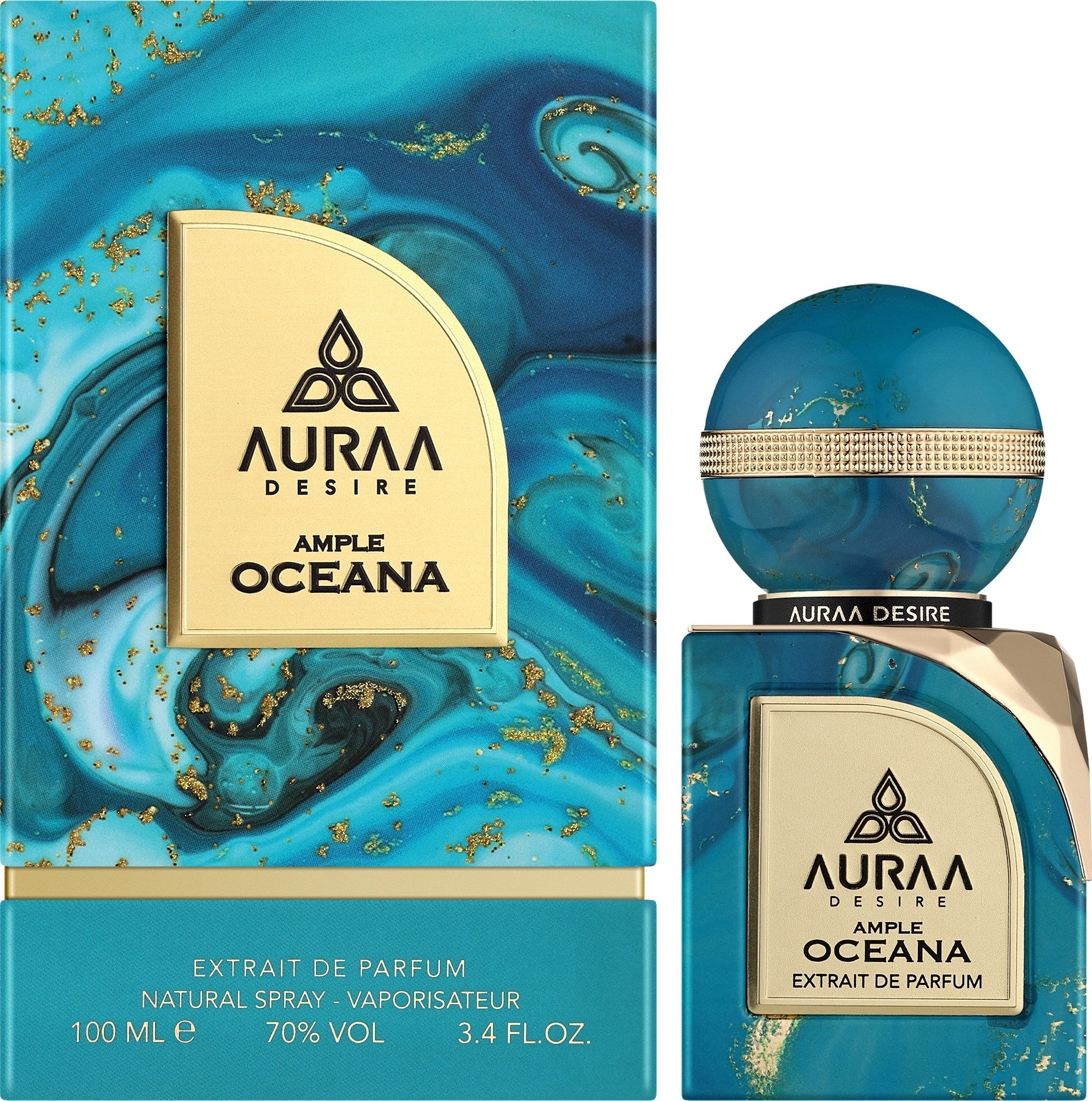 Auraa desire Ample Oceana Extracto de perfume Unisex 100 ml 