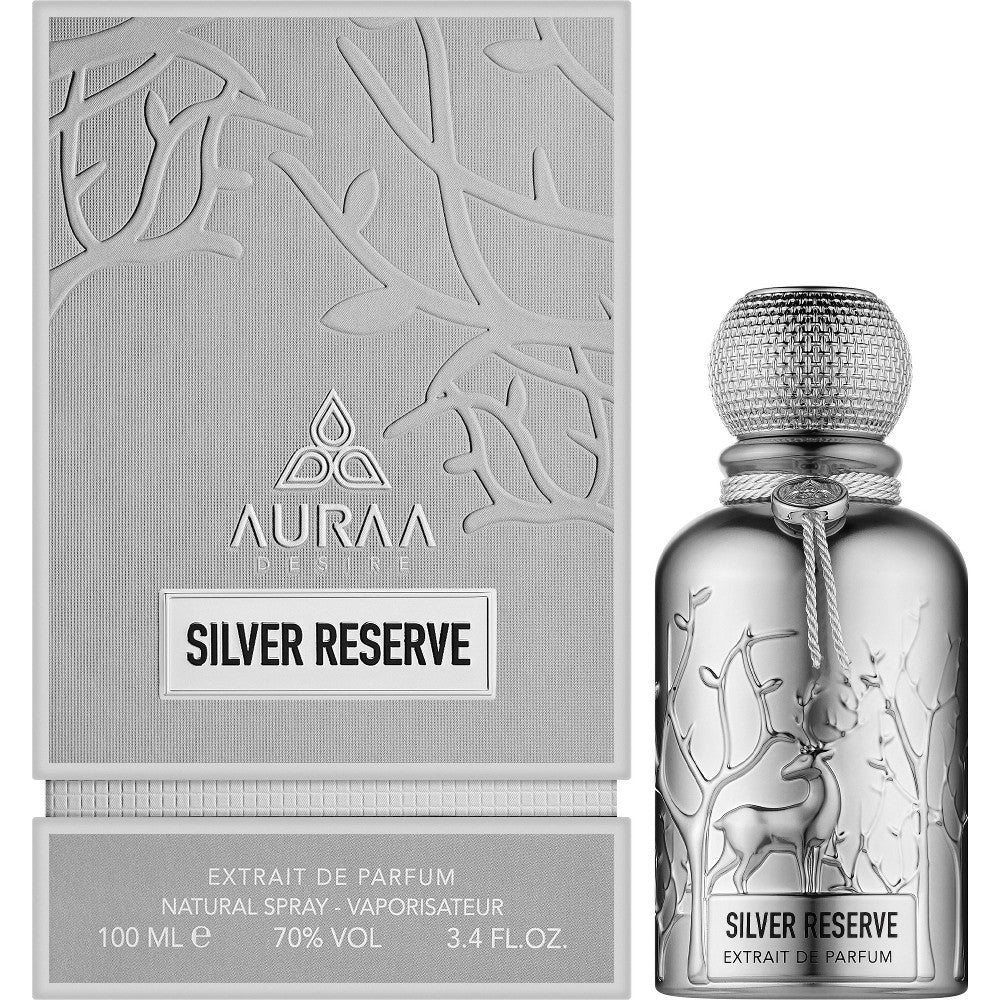 Auraa Desire Silver Reserve Estratto Profumo Men 100 ml — Fragrance 