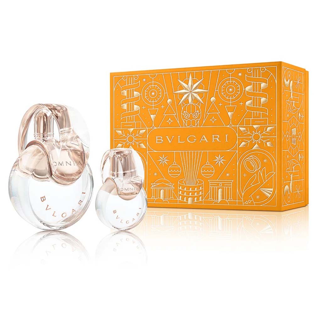 Julkit 2024 Bvlgari: Omnia Crystalline Eau De Toilette för dam 100 ml + Omnia Crystalline Eau De Toilette för dam 15 ml *Miniatyr 