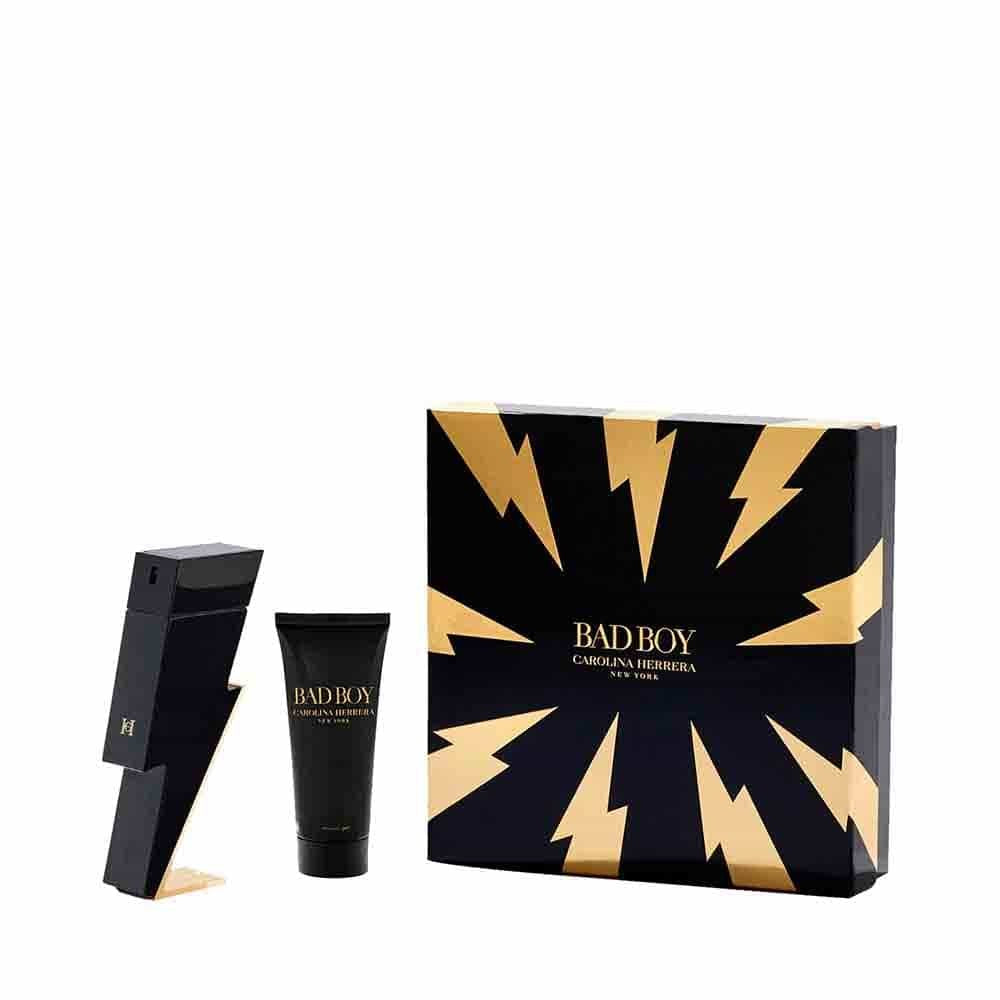 Carolina herrera Sett Carolina Herrera: Bad Boy Shower Gel for alle hudtyper 100 ml + Bad Boy Eau De Toilette for menn 100 ml 