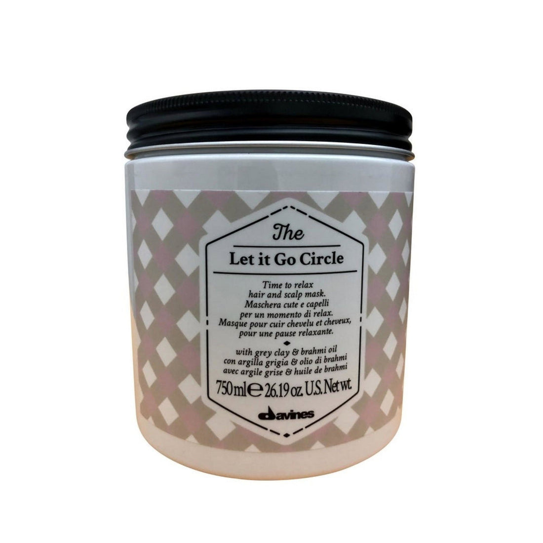 Davines Maschera מסכת לחות לשיער Let it Go Circle, לשליטה באפקט הפריז, 750 ml 
