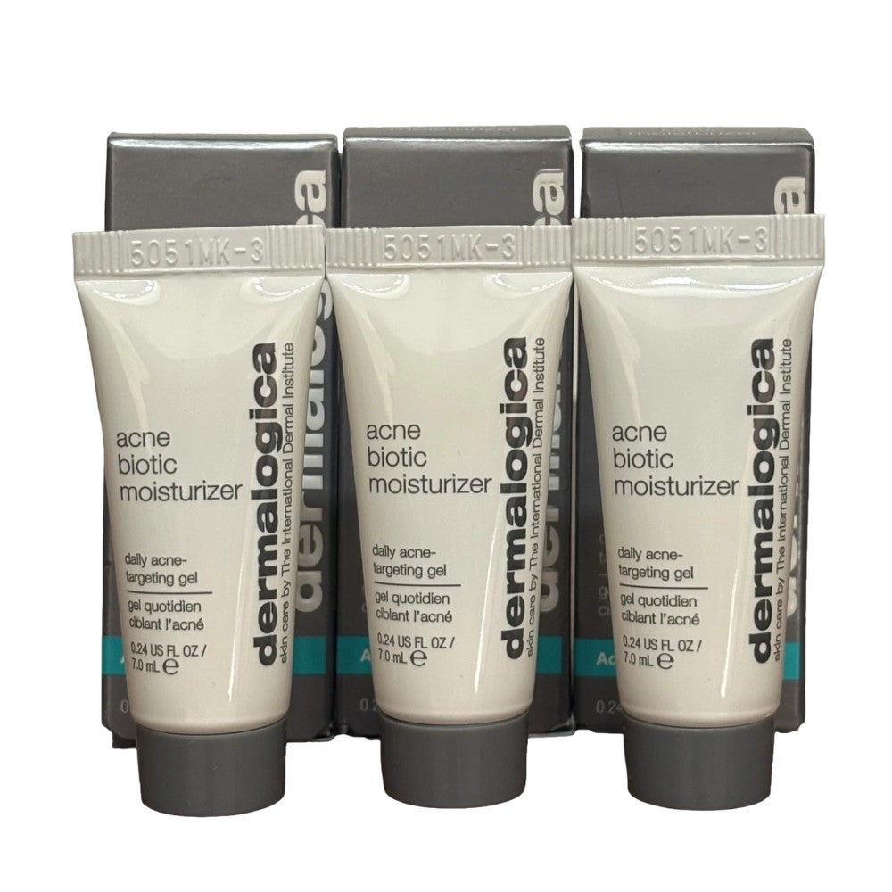 Dermalogica Set Acne Biotic Gel Lokální léčba Anti-Akne pro pleť se sklonem k akné na obličej 3 ks 7 ml 