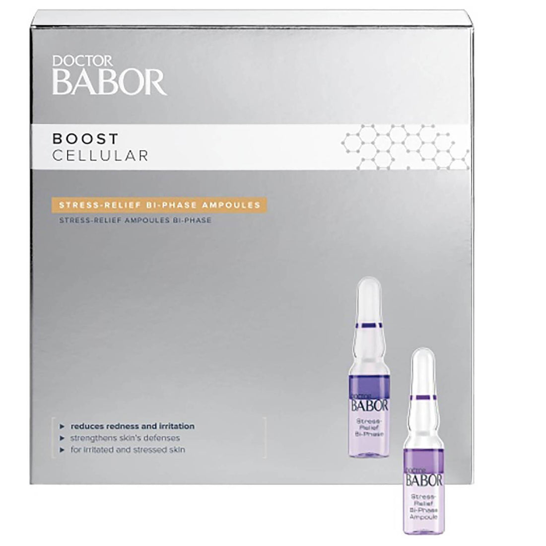 Doctor babor Coffret Boost Cellular Vitamina E Sérum Apaisant Anti-Rougeurs pour le Visage 14 pz 1 ml 