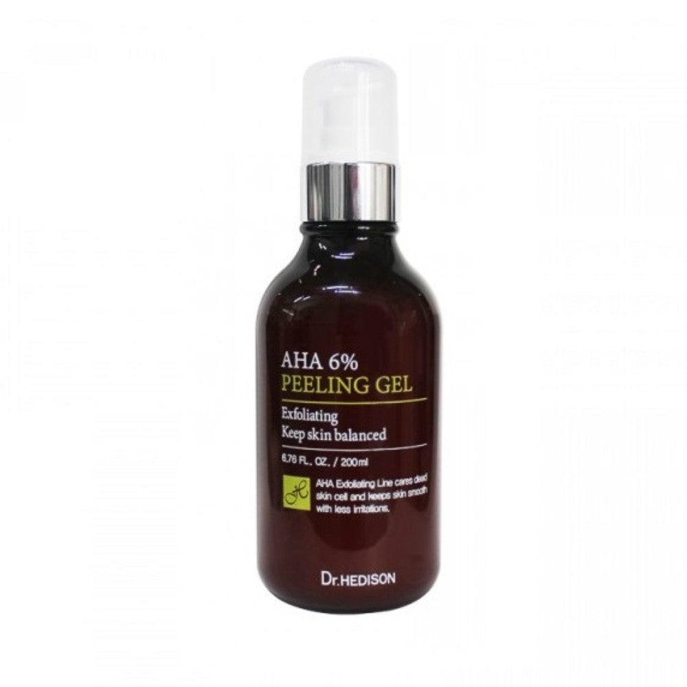 Dr. hedison Aha ריכוז AHA של 6%, כולל חומצה ציטרית, גליקולית ולקטית. ג&
