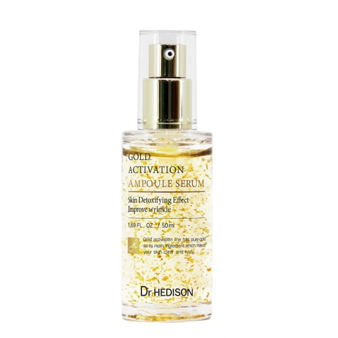 Dr. hedison Gold Activation Ser detoxifiant cu aur 24K pentru față 50 ml 