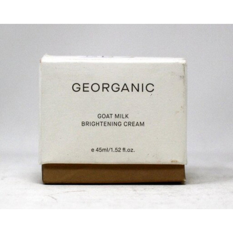 Georganic Crema iluminadora aclarante de leche de cabra para el rostro 45 ml 