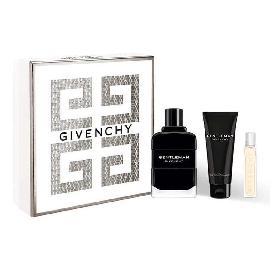Σετ δώρου Givenchy: Gentleman Eau De Parfum ανδρικό 100 ml + Gentleman Gel ντους 75 ml + Gentleman Eau De Parfum ανδρικό 12,5 ml 