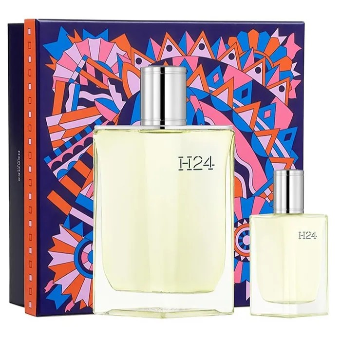 Σετ Hermes Natale 2022: H24 Eau de Toilette για άντρες 100 ml + H24 Eau de Toilette για άντρες 12,5 ml 