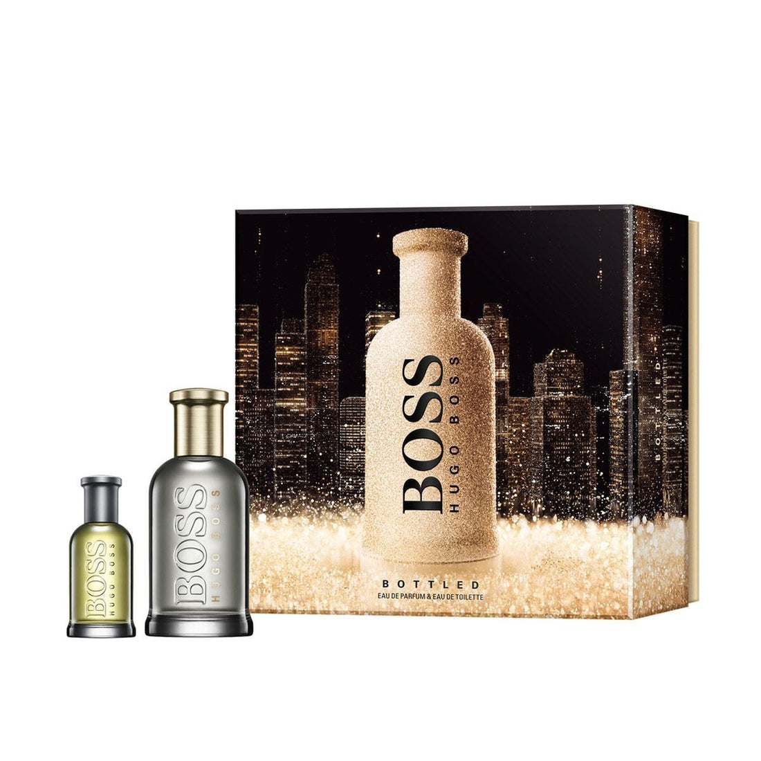 Hugo boss Set Hugo Boss: Boss Bottled Eau De Parfum para hombre 100 ml + Boss Bottled Eau De Toilette para hombre 30 ml 