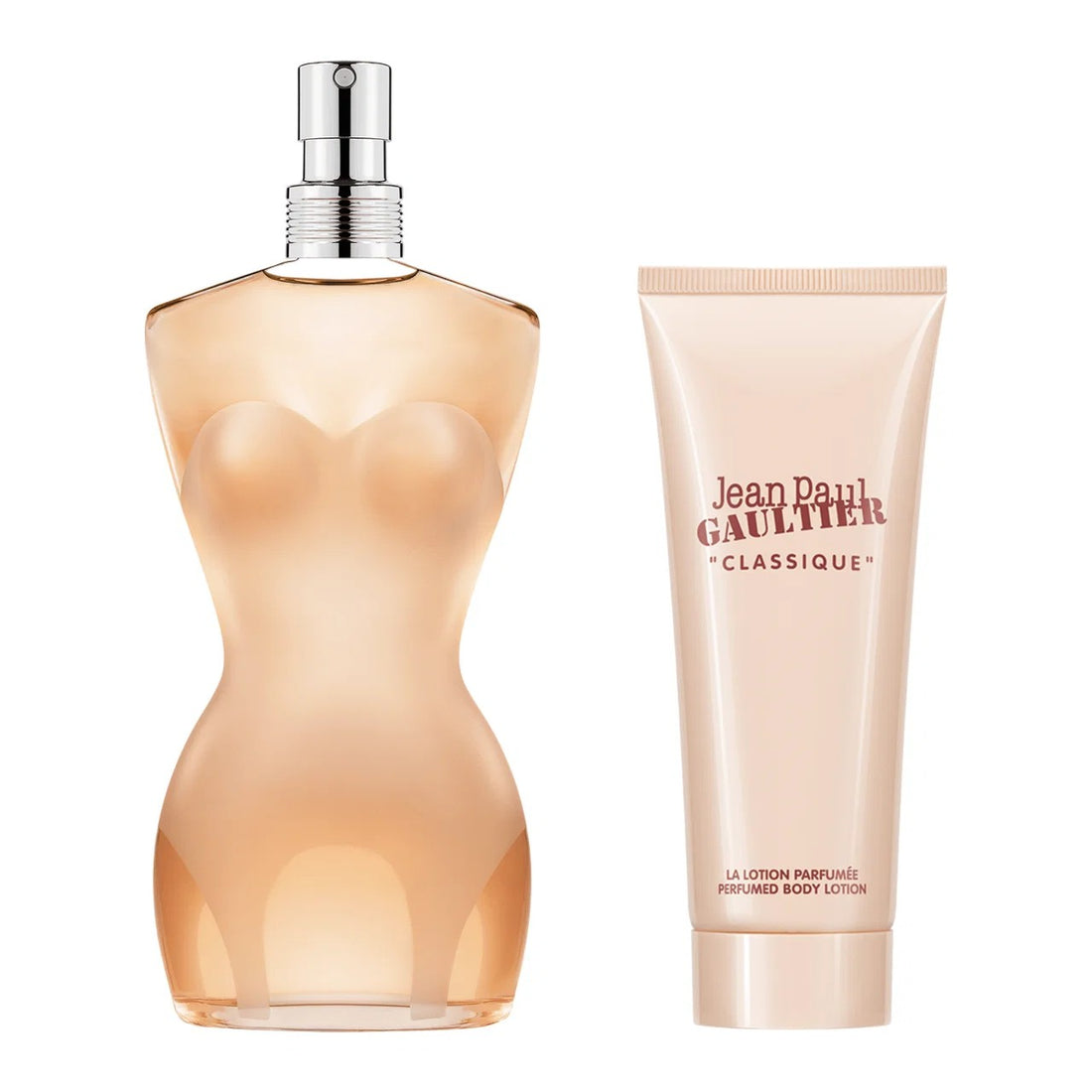 Jean Paul Gaultier 세트: 여성용 Eau de Toilette Classique 50 ml + Classique 보디 모이스처라이징 로션 75 ml 