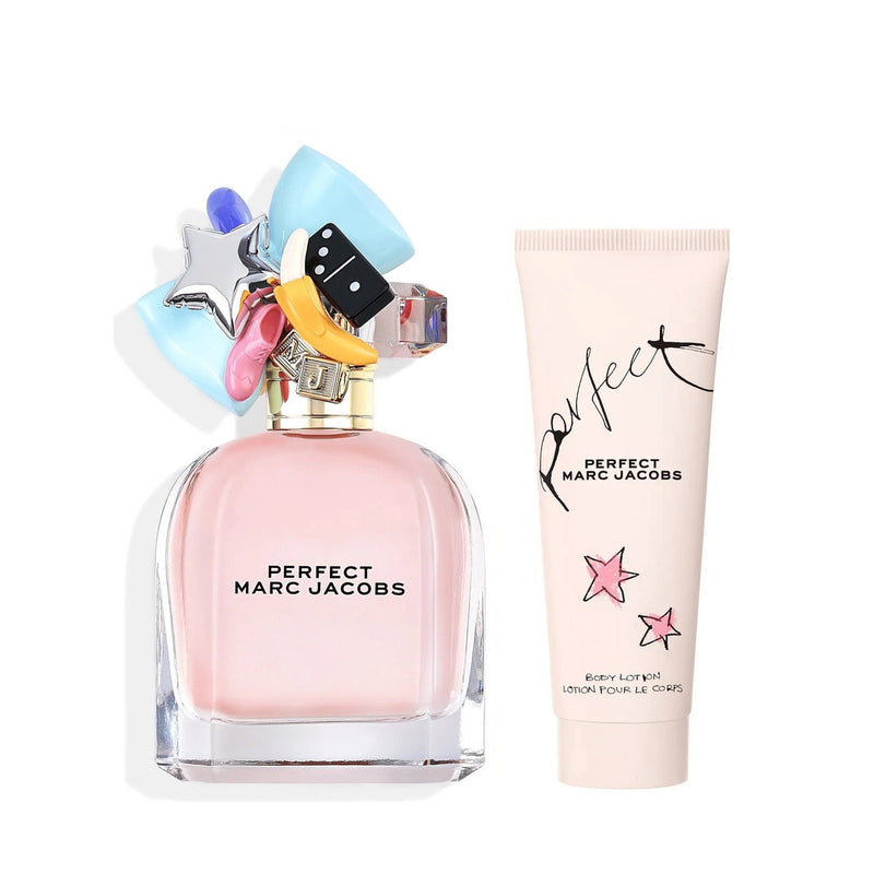 Marc jacobs Sada Marc Jacobs: Perfect Eau De Parfum pro ženy 50 ml + Perfect Moisturizing tělové mléko 75 ml 