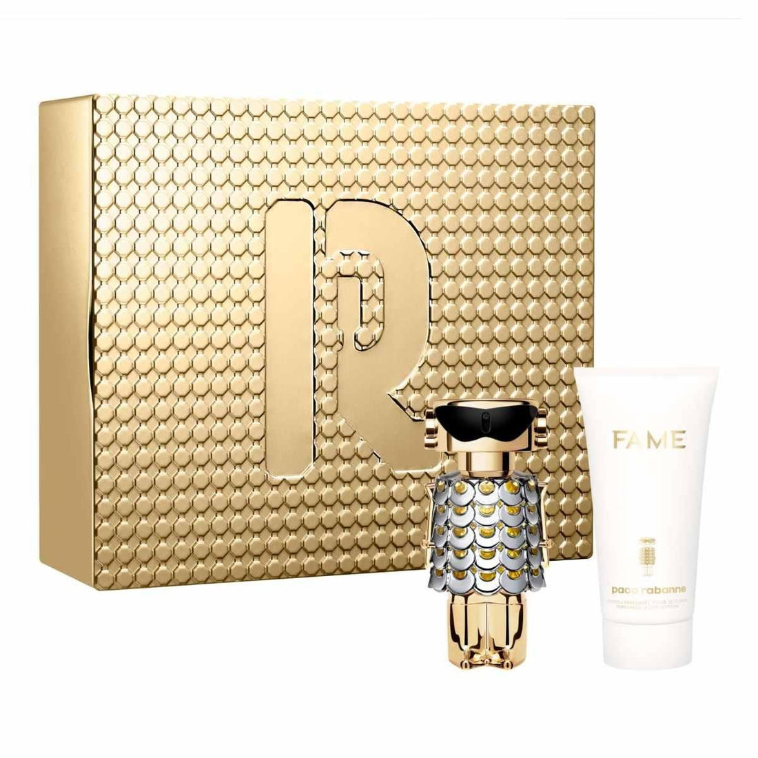Paco rabanne Sada Paco Rabanne: Fame Eau De Parfum pro ženy 50 ml + Fame Hydrating tělové mléko 75 ml 