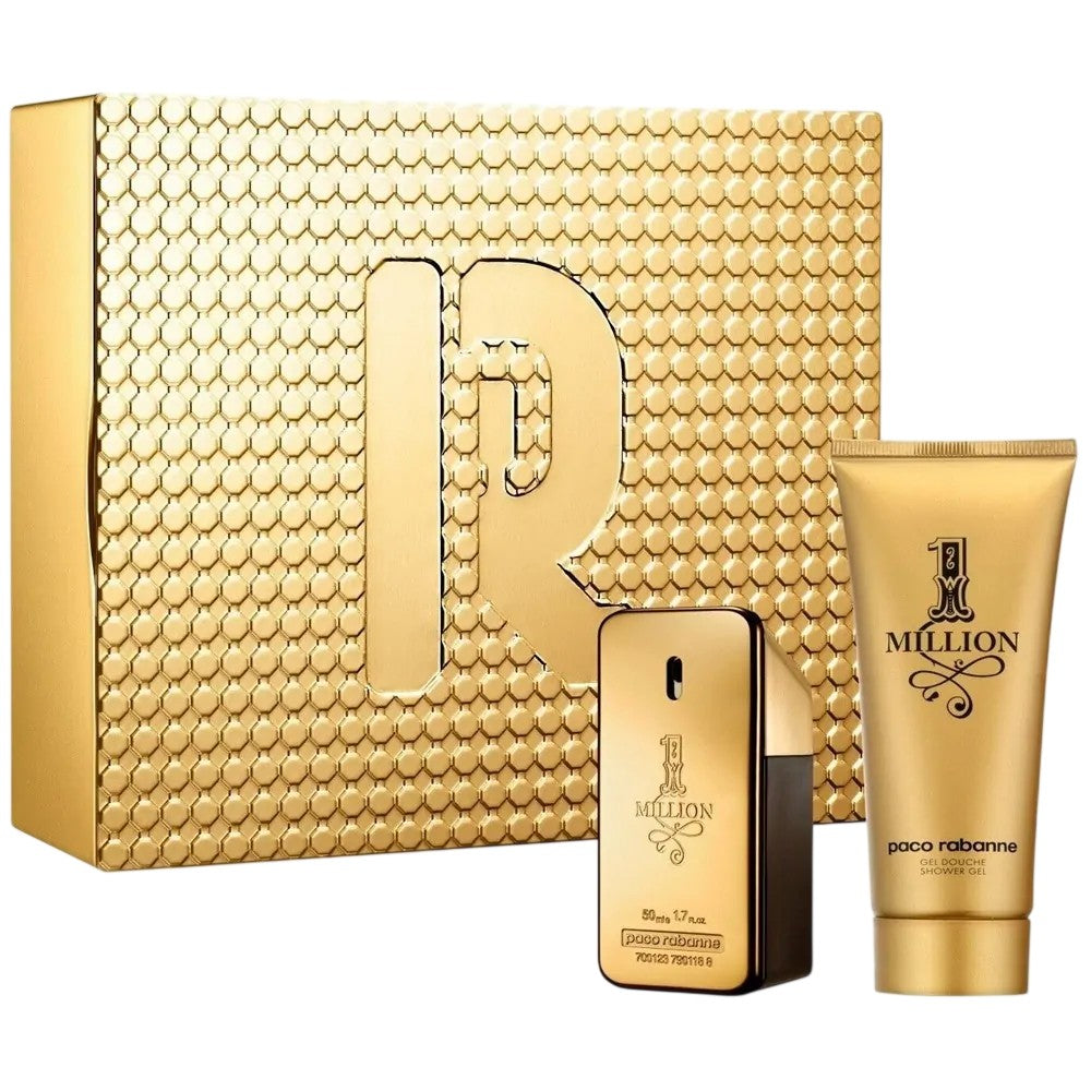 Paco rabanne Set Paco Rabanne: 1 Million Eau De Parfum för män 50 ml + 1 Million duschgel för alla hudtyper 100 ml 