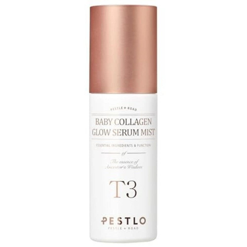 Pestelo T3 Baby Collagen Glow Serum Mist spray hydratant avant et après le maquillage pour le visage 50 ml 