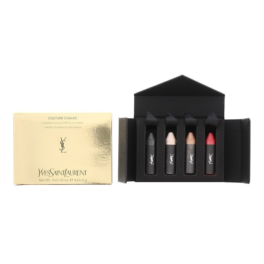 Yves Saint Laurent Couture Chalks Le Rouge Le Noir Le Nude Le Cuivre 4,4 g — Lipstick and Lip Gloss Set 