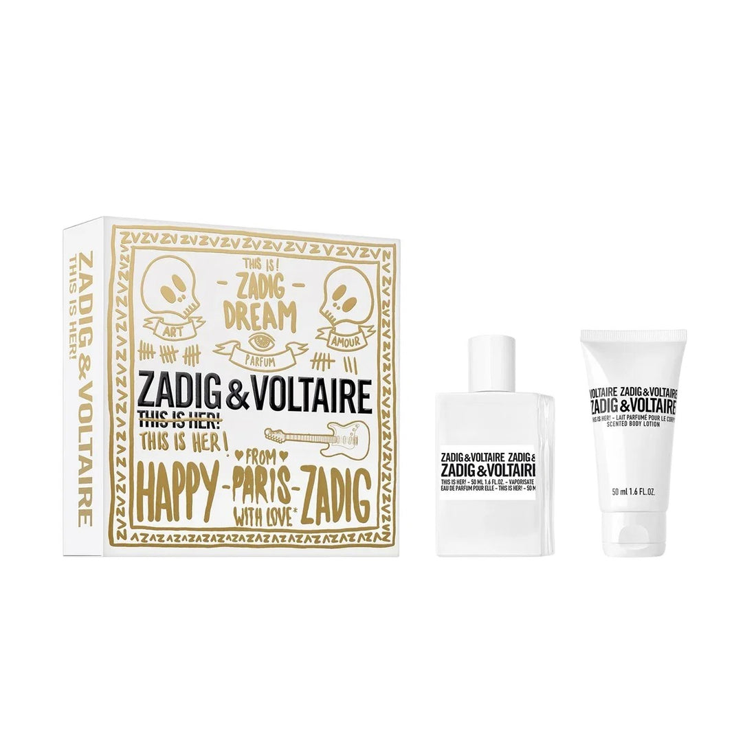 Zadig &amp; Voltaire This is Her! Gavesæt EDP 50 ml og bodylotion 50 ml 50ml 