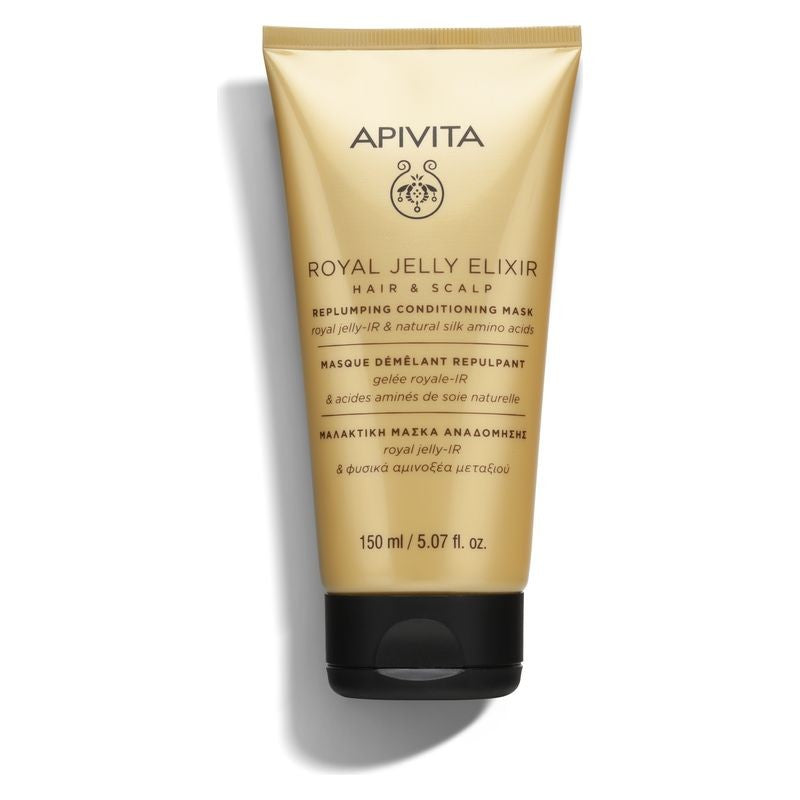 Apivita Royal Jelly Elixir Replumping Conditioning Mask hoitoaine ja maschera 2 in 1 150 ml 