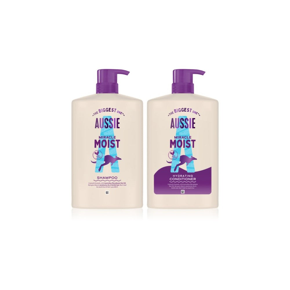 Aussie Miracle Moist sæt til fugt og glans 