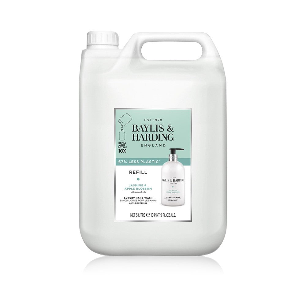 Baylis &amp; Harding Jasmine &amp; Apple Blossom 리퀴드 핸드 솝 리필 5000 ml 