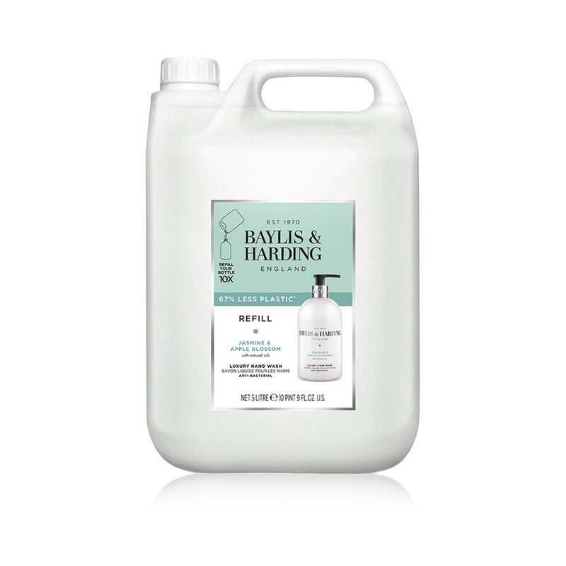 Baylis & Harding Jasmine & Apple Blossom 리퀴드 핸드 솝 리필 5000 ml 