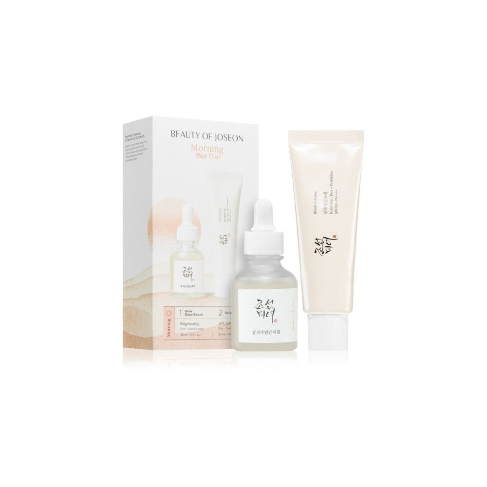 Beauty of Joseon סט Morning Rice Duo Set לאחידות גוון העור 