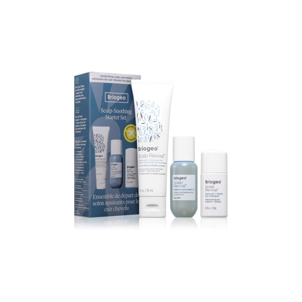Briogeo Coffret cadeau Scalp-Soothing Starter Set pour cheveux pour femme 