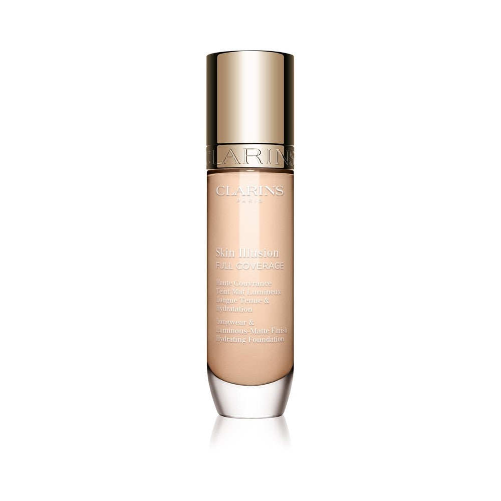 Clarins Skin Illusion Hydrating høyt dekkende foundation farge 100C 30 ml 