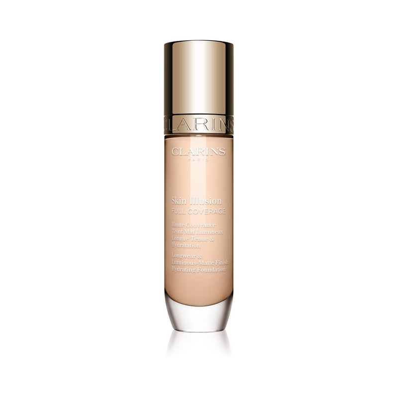 Clarins Skin Illusion Hydrating høyt dekkende foundation farge 100C 30 ml 