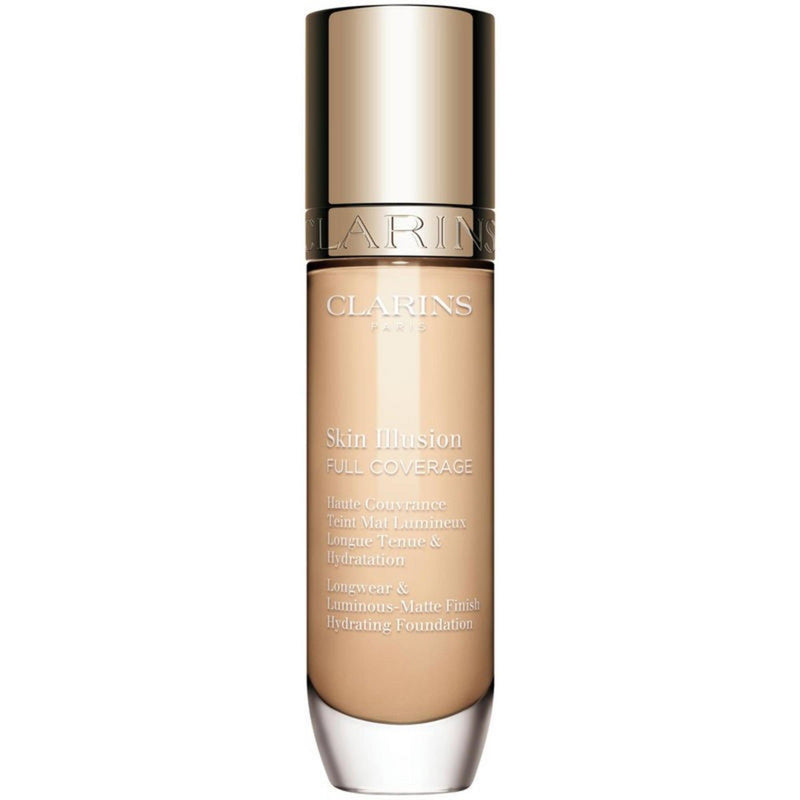 Clarins Skin Illusion Hydrating podkład o wysokim kryciu kolor 100.4N 30 ml 