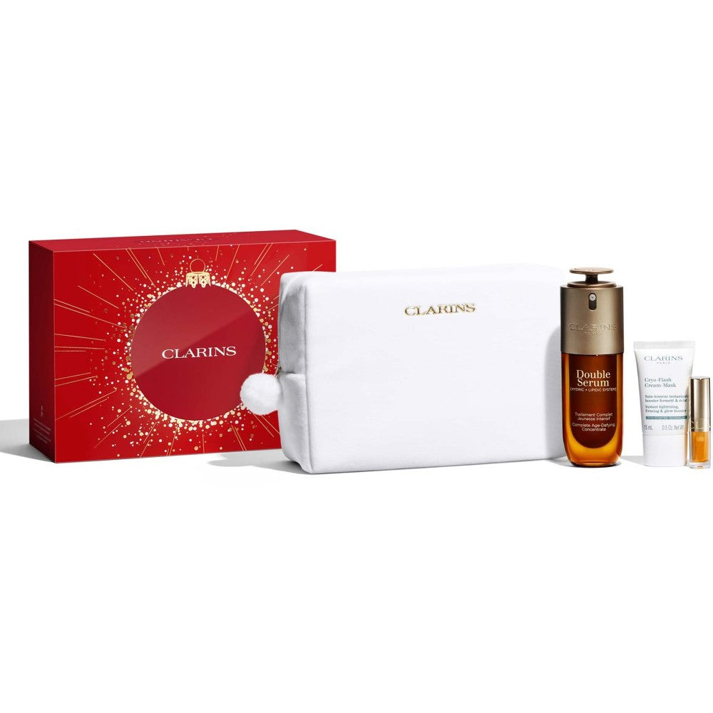 Clarins Double Serum Holiday Season set هدية 