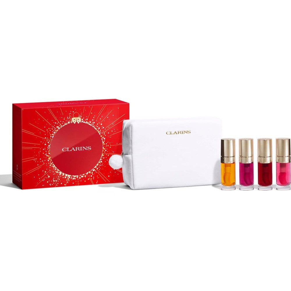 Clarins Lip Comfort Oil Holiday Season علبة هدايا 